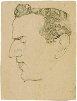 Зак Лев (Леон) Васильевич. Лот из двух рисунков и конверта: 